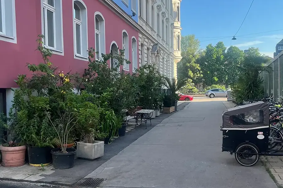 Внешний вид здания практики психотерапии в классическом венском старинном доме на Лёвенгассе, 1030 Вена.