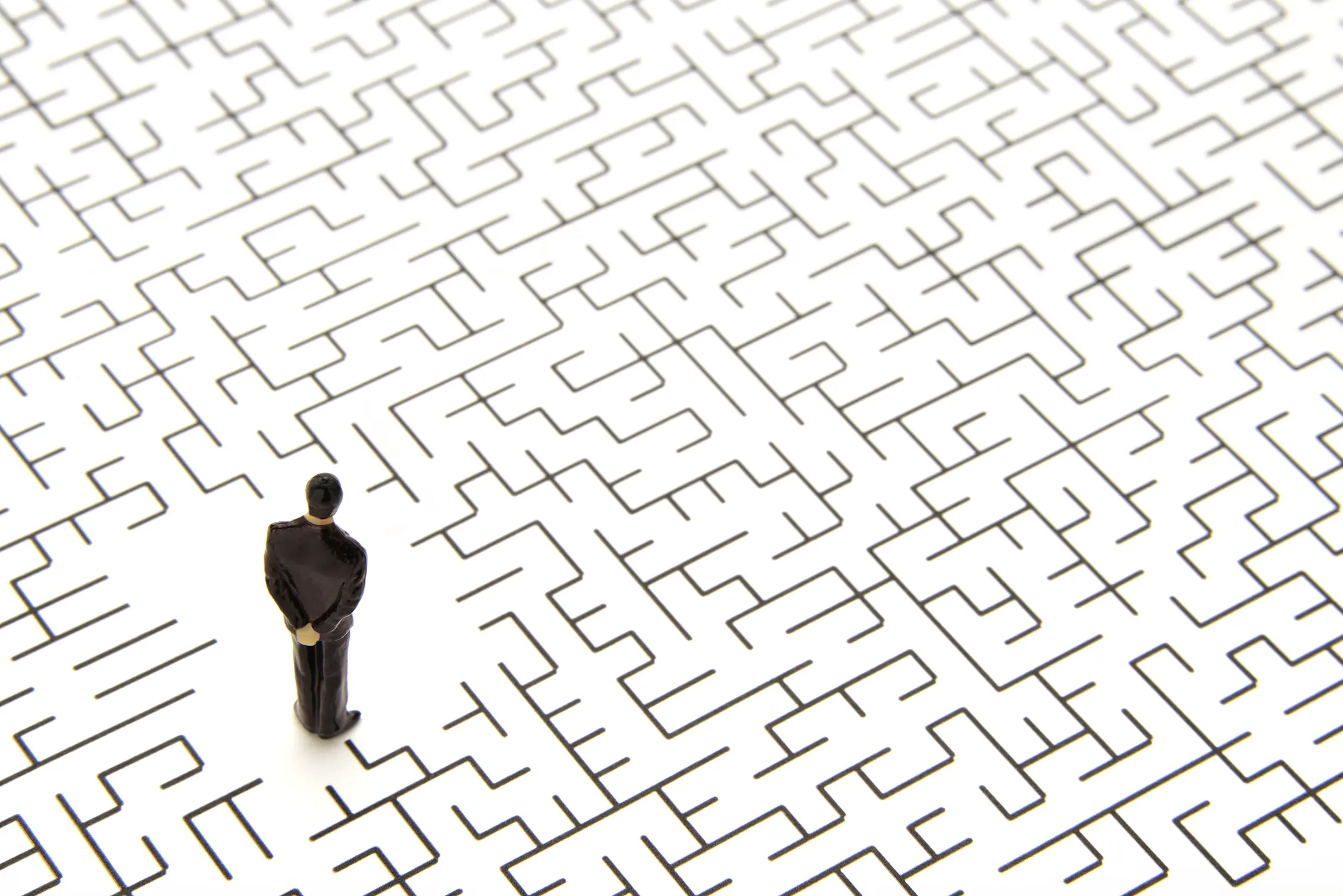 Psychotherapie in 1030 Wien: Symbolbild für den Weg zur geeigneten Psychotherapeutin aus dem Labyrinth der Psychotherapie-Möglichkeiten.